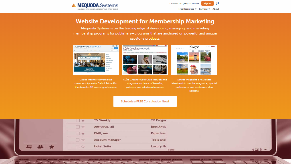 Mequoda.com - Usability LAB